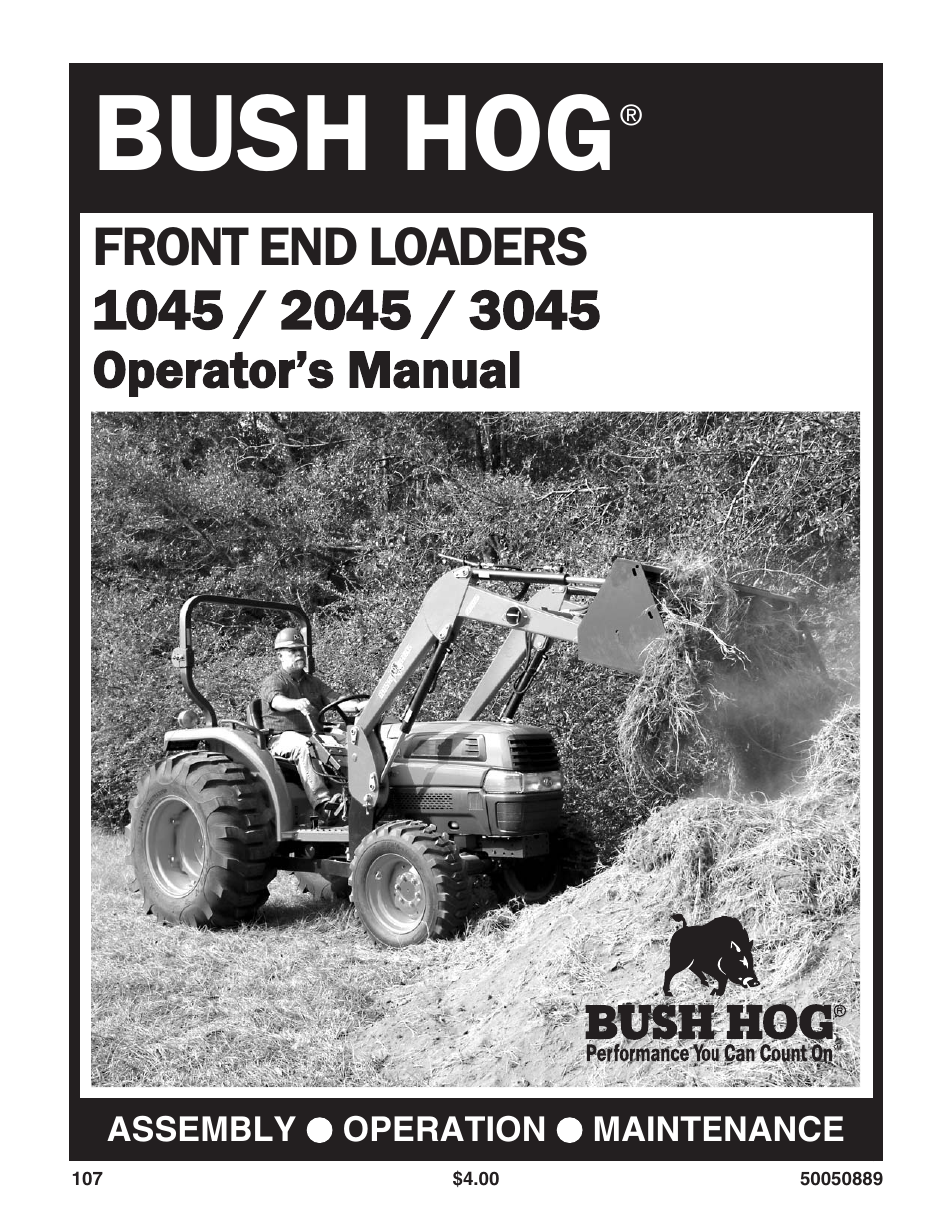 Bush Hog 3045 User Manual | 45 pages