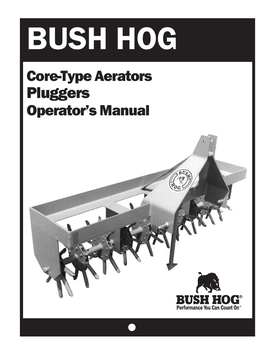 Bush Hog 300 Series User Manual | 12 pages