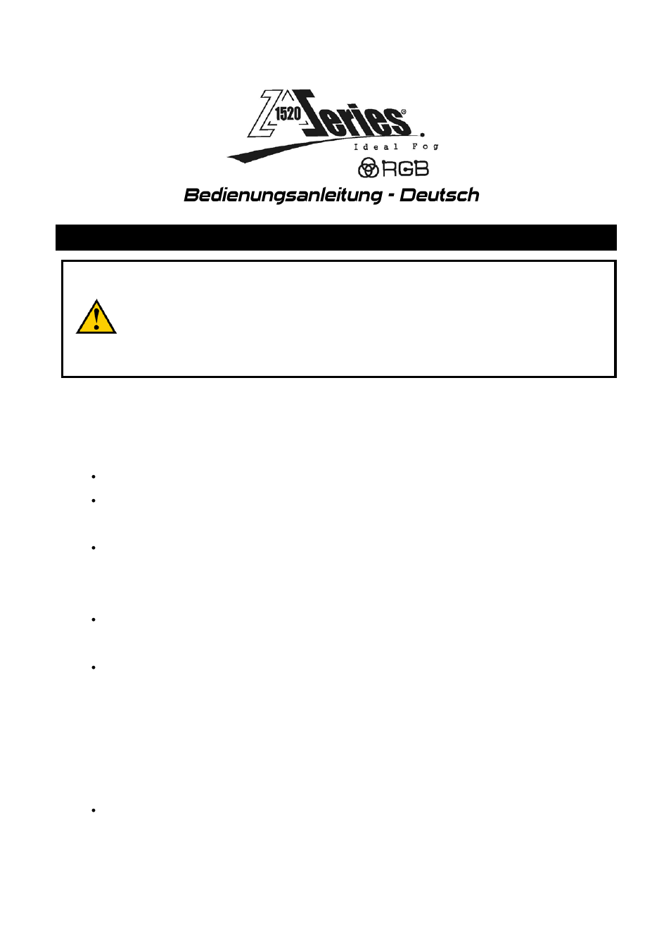 Bedienungsanleitung - deutsch | Antari Z-1520 RGB User Manual | Page 24 / 48