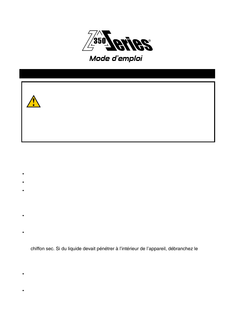 Mode d'emploi | Antari Z-350 Fazer User Manual | Page 21 / 40