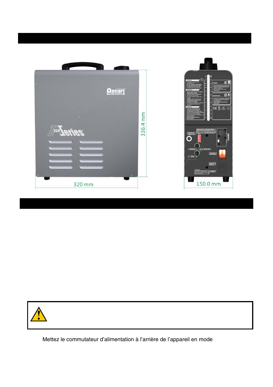 Antari Z-350 Fazer User Manual | Page 24 / 40