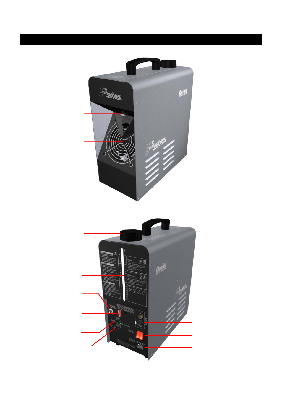 Product overview | Antari Z-350 Fazer User Manual | Page 4 / 40