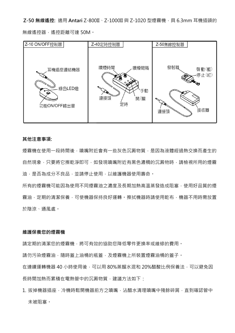 Antari Z-800II User Manual | Page 31 / 36