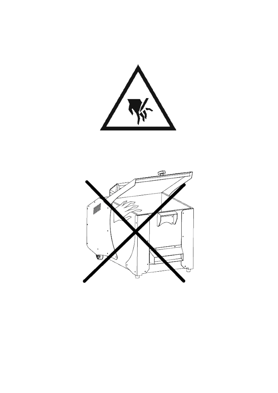 Be careful when open and close the cover | Antari ICE-101 User Manual | Page 10 / 28