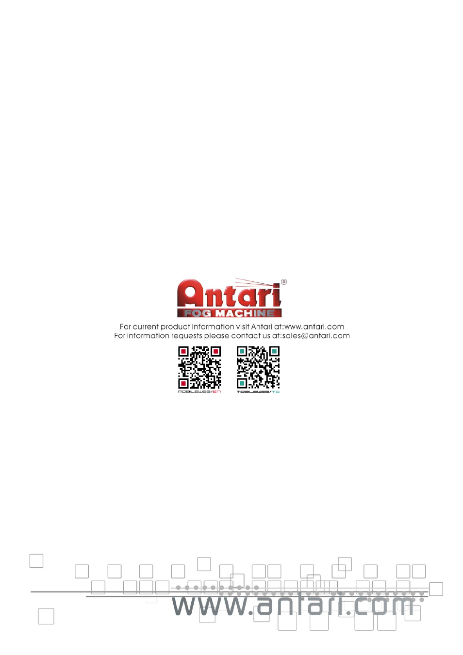 Antari ICE-101 User Manual | Page 28 / 28