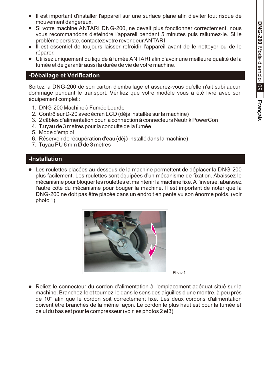 頁面 11 | Antari DNG-200 User Manual | Page 11 / 32