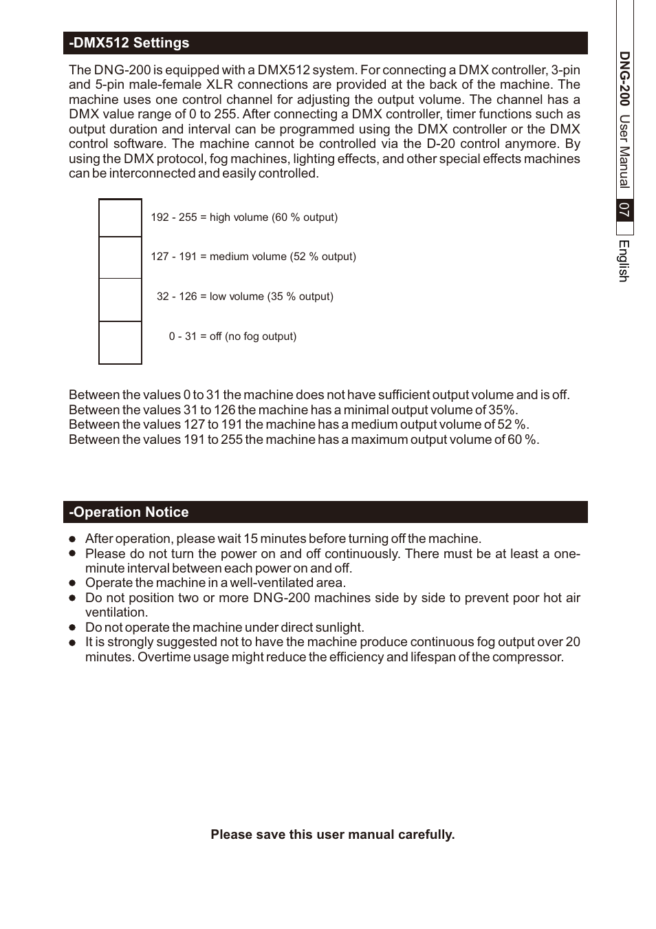 頁面 9 | Antari DNG-200 User Manual | Page 9 / 32