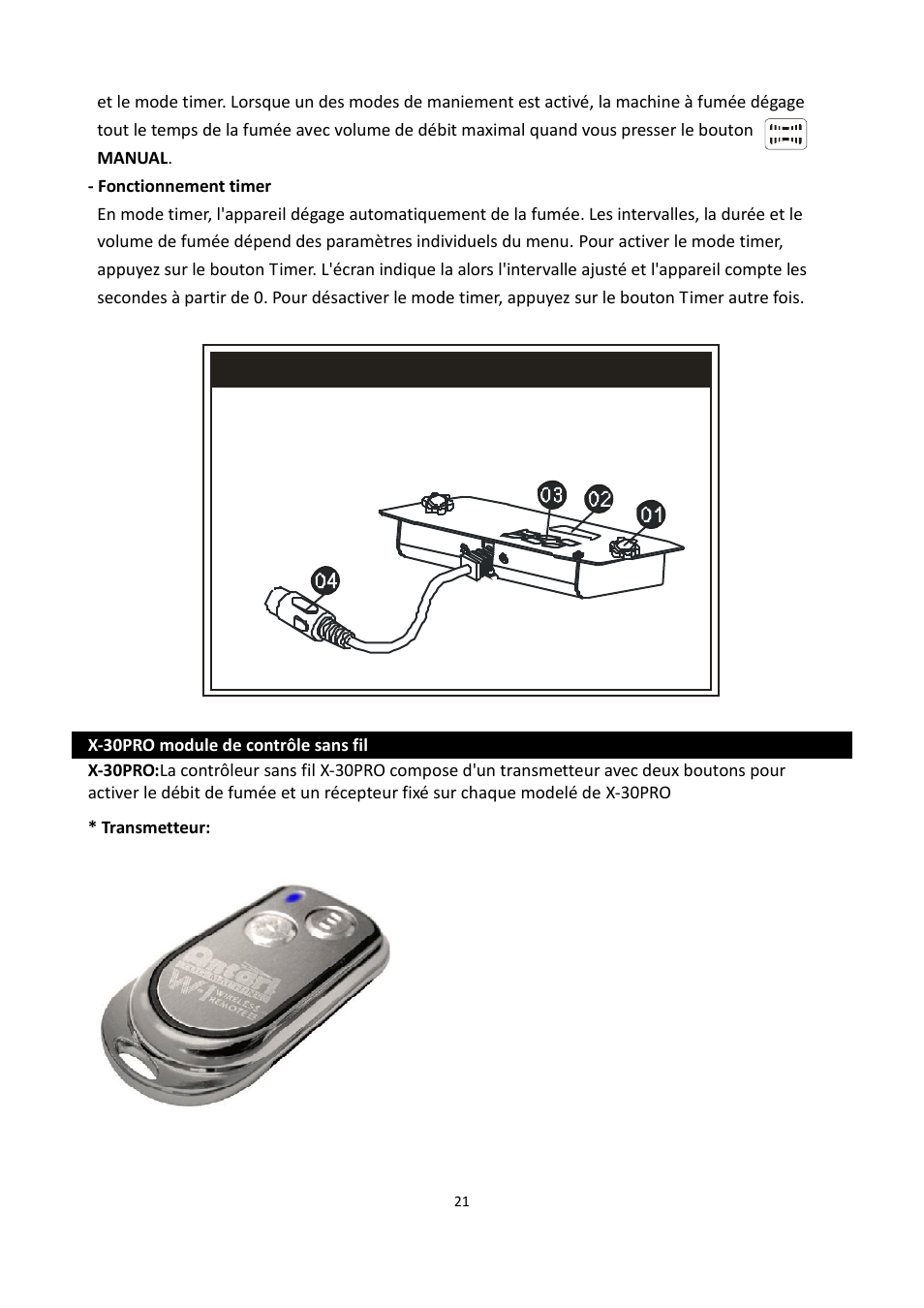 Antari X-310 PRO User Manual | Page 21 / 56