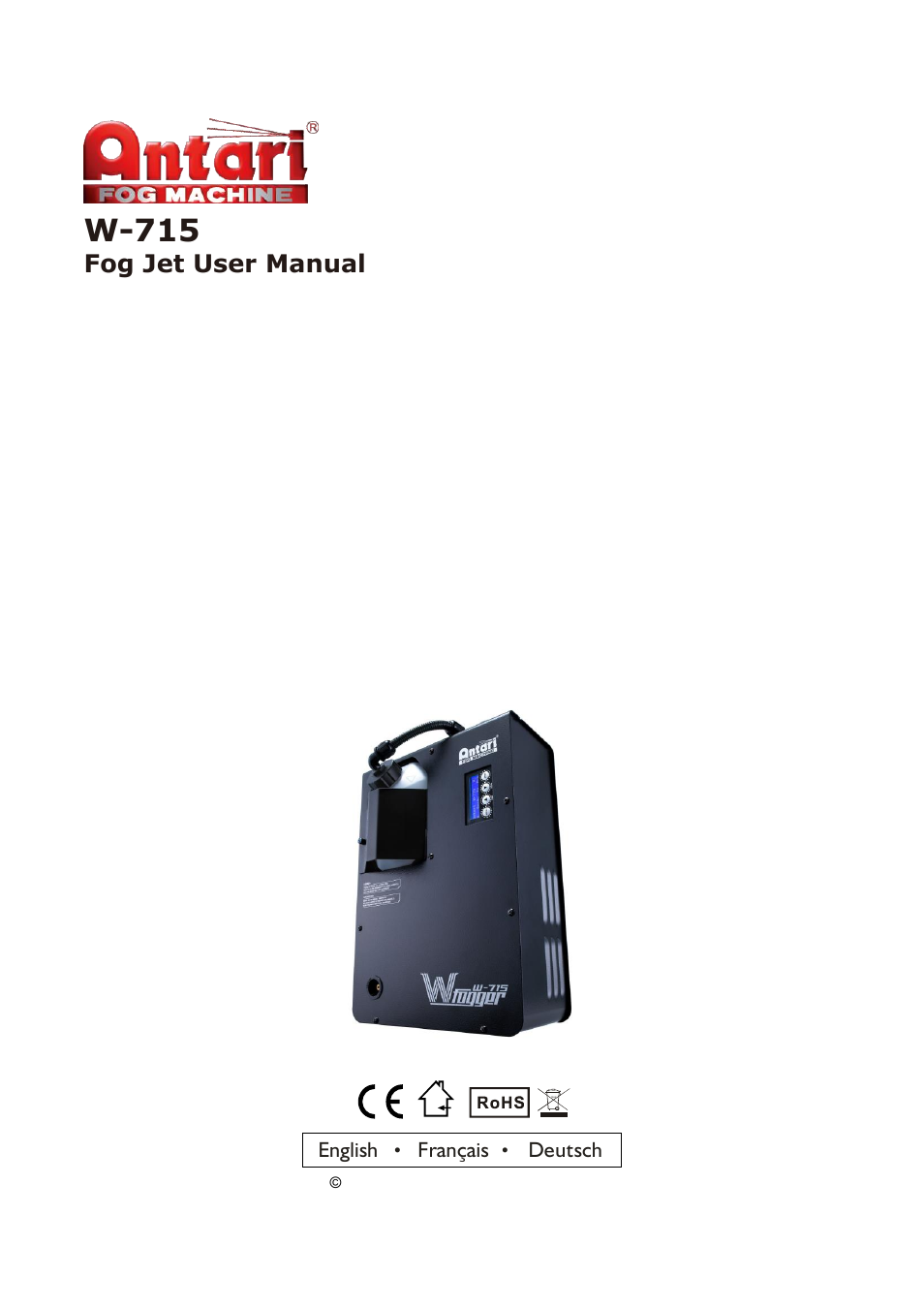 Antari W-715 User Manual | 32 pages