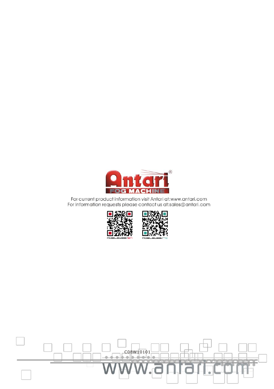 Antari W-101 User Manual | Page 32 / 32