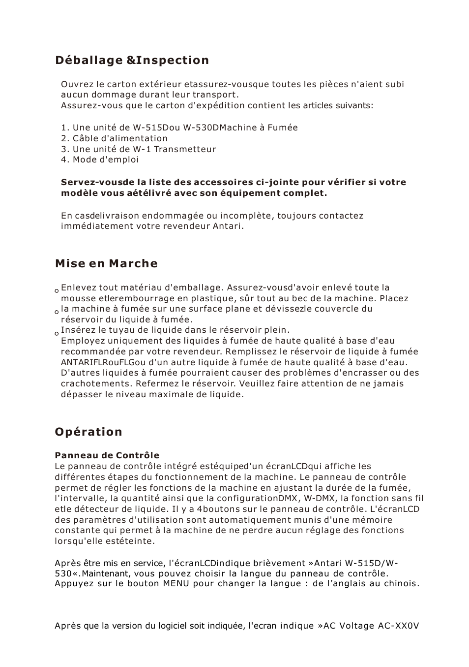 Antari W-530D User Manual | Page 31 / 44
