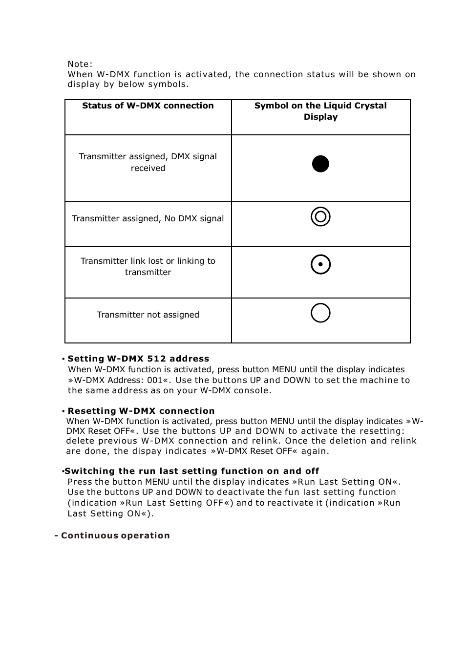 Antari W-530D User Manual | Page 7 / 44