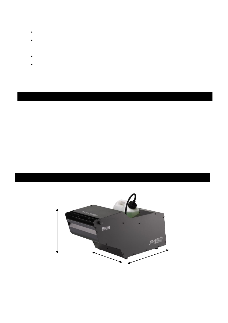 Antari F-1 User Manual | Page 4 / 12