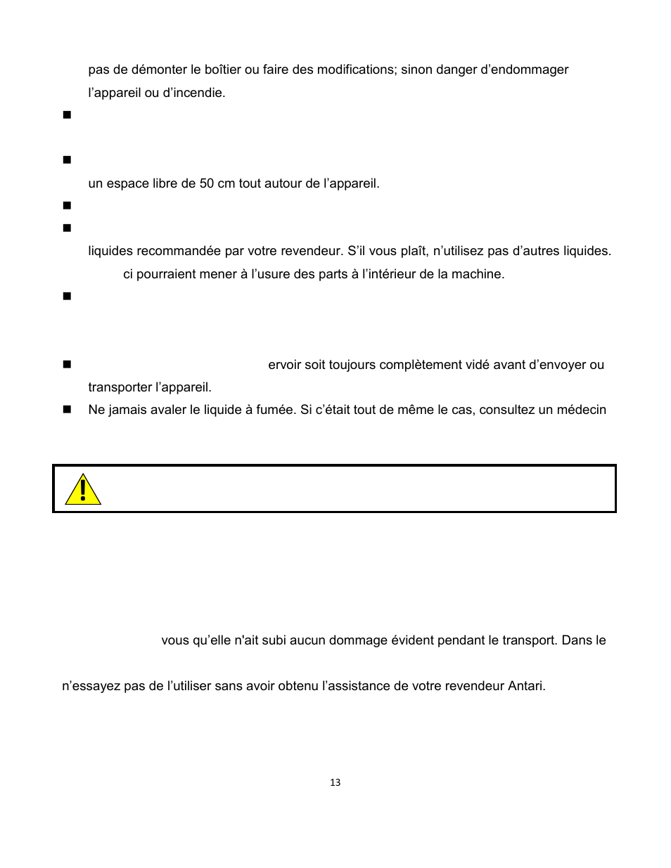 Antari F-3 User Manual | Page 13 / 44