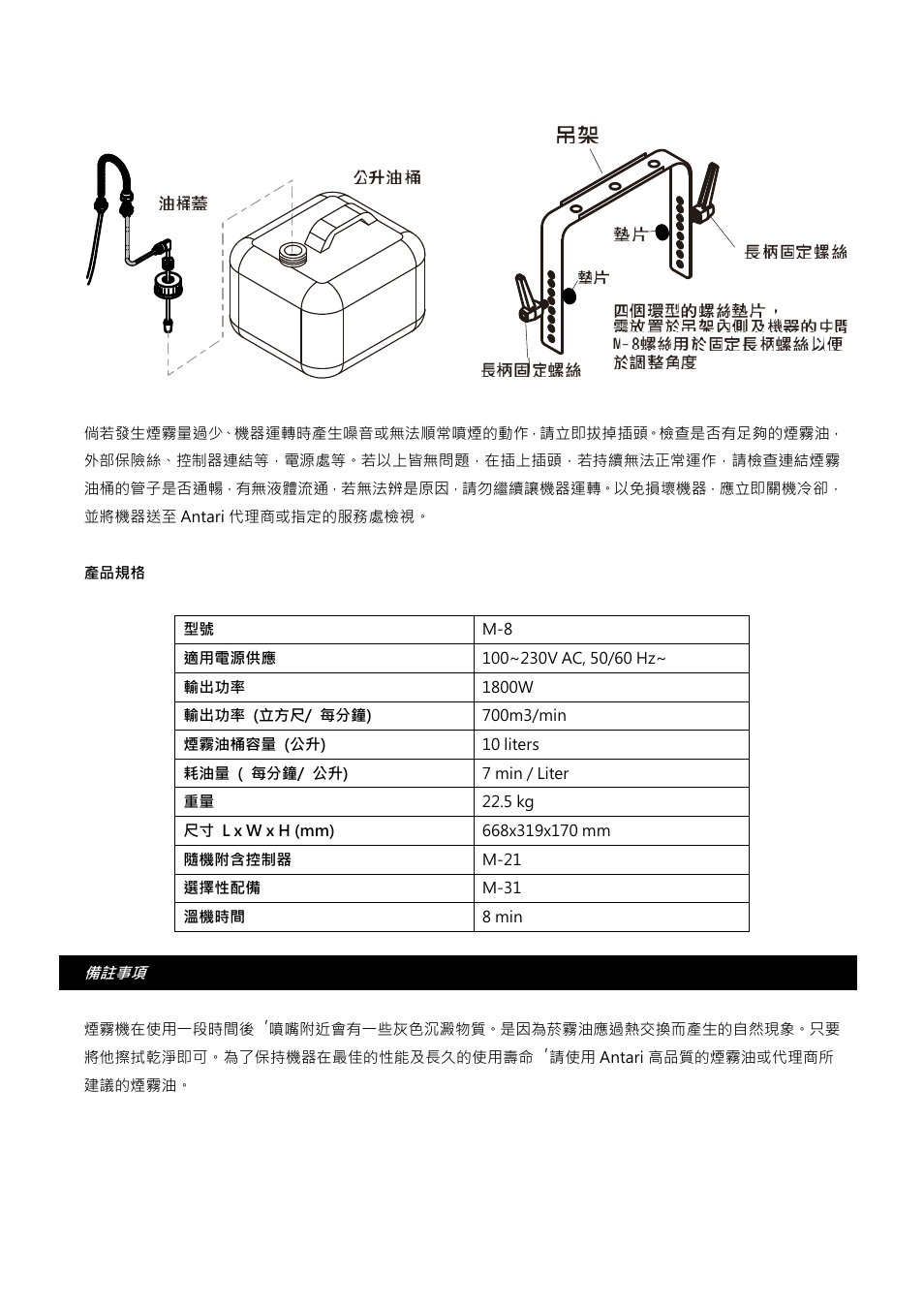 Antari M-8 User Manual | Page 24 / 28