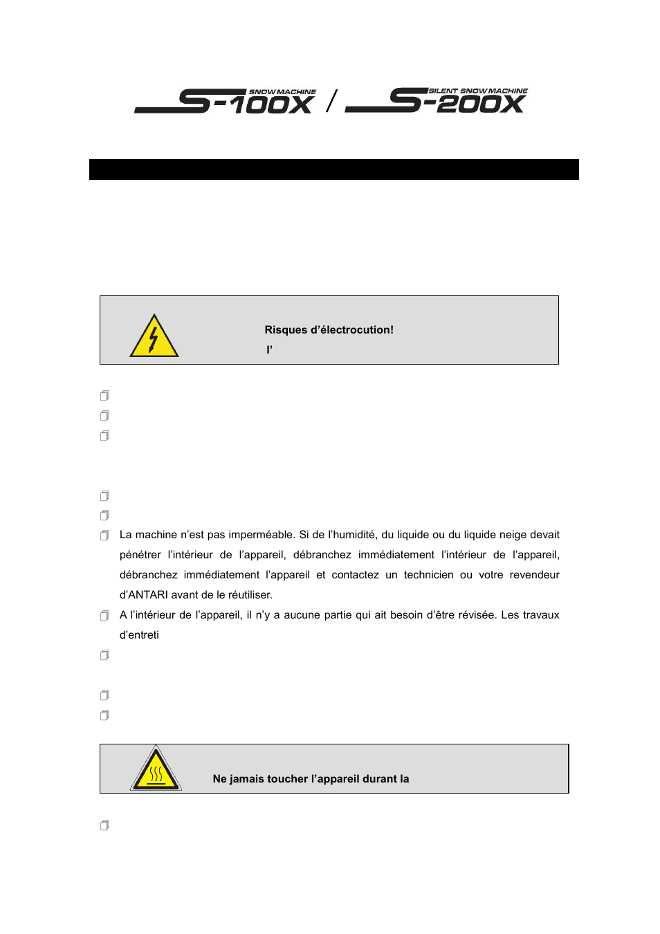 Antari S-100X User Manual | Page 10 / 32