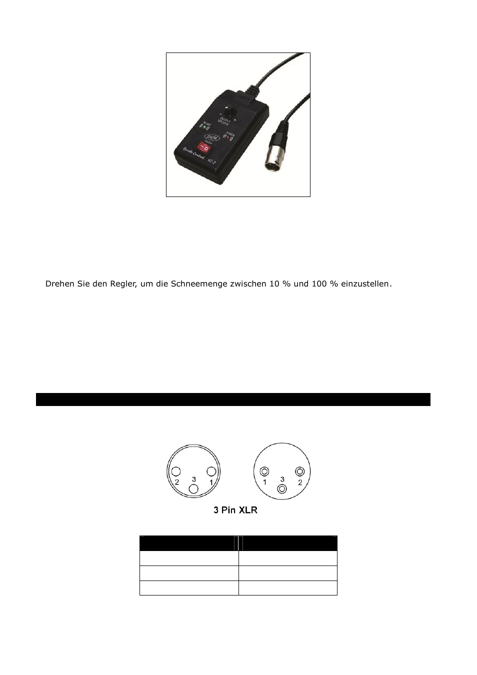 Belegung der dmx-anschlüsse | Antari SW-250 User Manual | Page 28 / 40