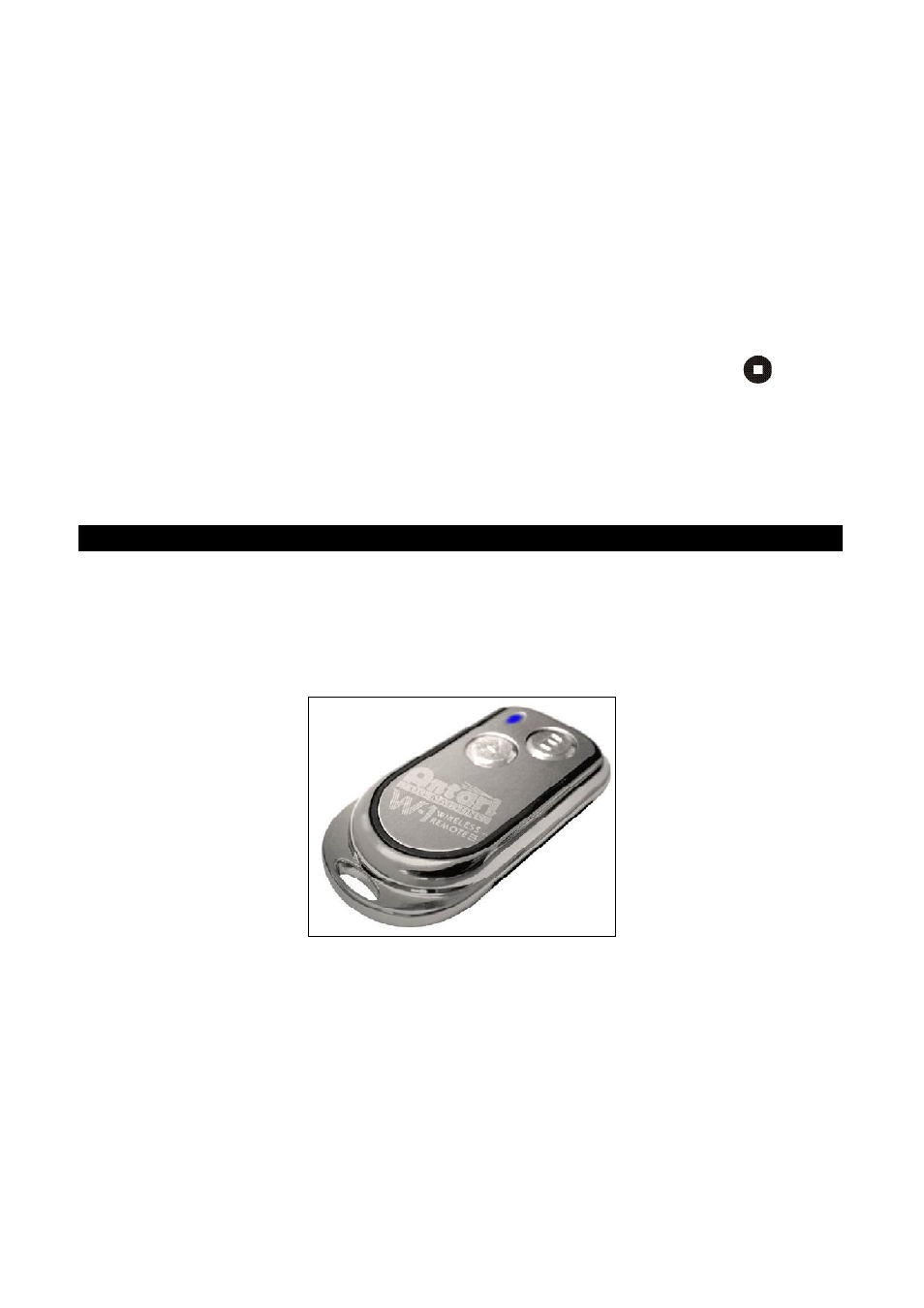 Remote control operation only for sw-250 model | Antari SW-250 User Manual | Page 7 / 40