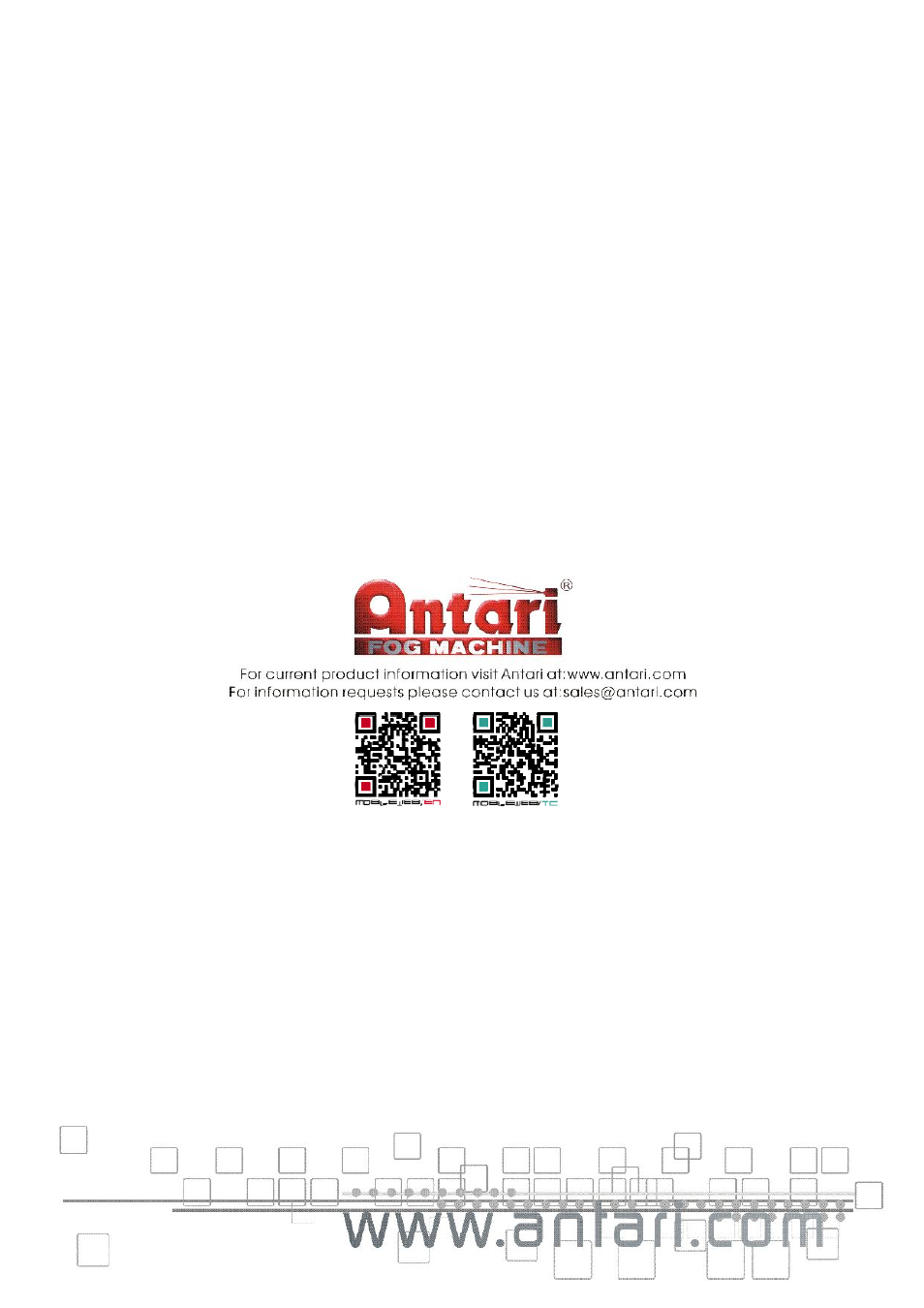 Antari B-200 User Manual | Page 32 / 32