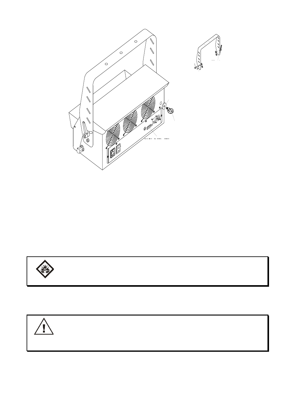 Dmx dip sw, M8 screw tightening screw washer washer | Antari B-200 User Manual | Page 6 / 32