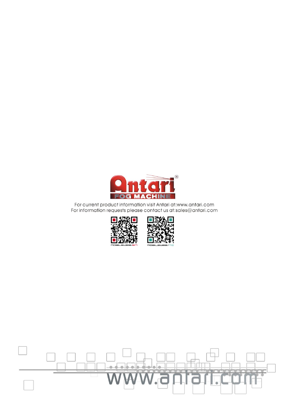 Antari S-120 User Manual | Page 16 / 16