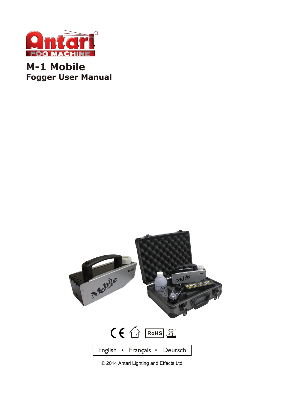 Antari M-1 User Manual | 28 pages