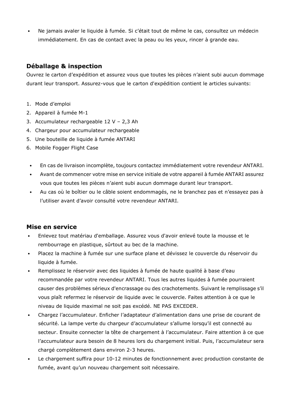 Antari M-1 User Manual | Page 17 / 28