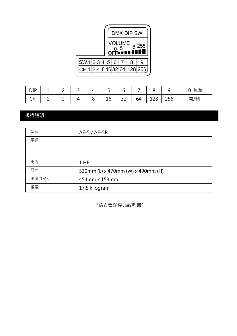 Antari AF-5 User Manual | Page 18 / 20