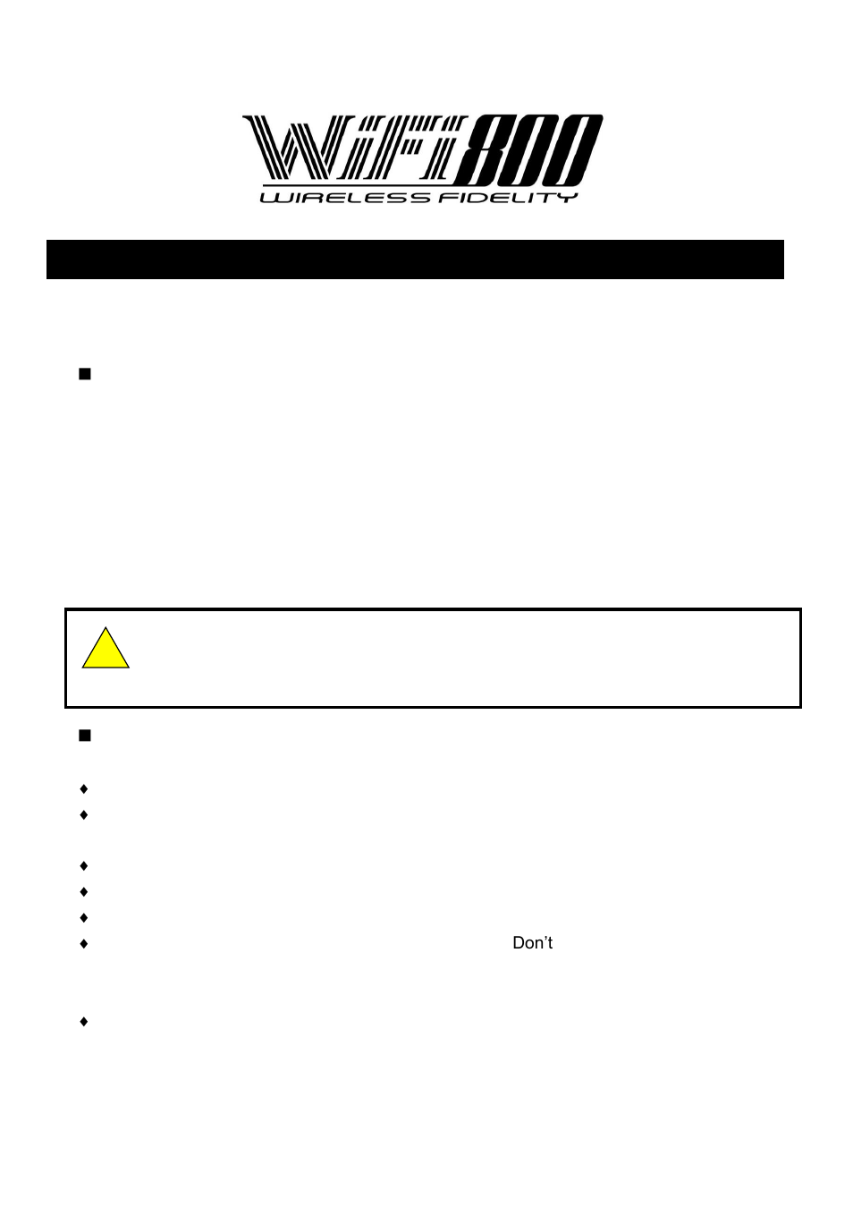 User manual | Antari WiFi800 User Manual | Page 3 / 56