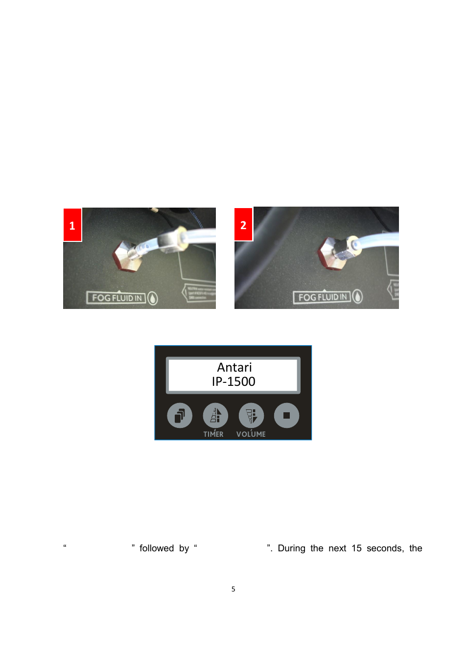 Antari ip-1500 | Antari IP-1500 User Manual | Page 5 / 40