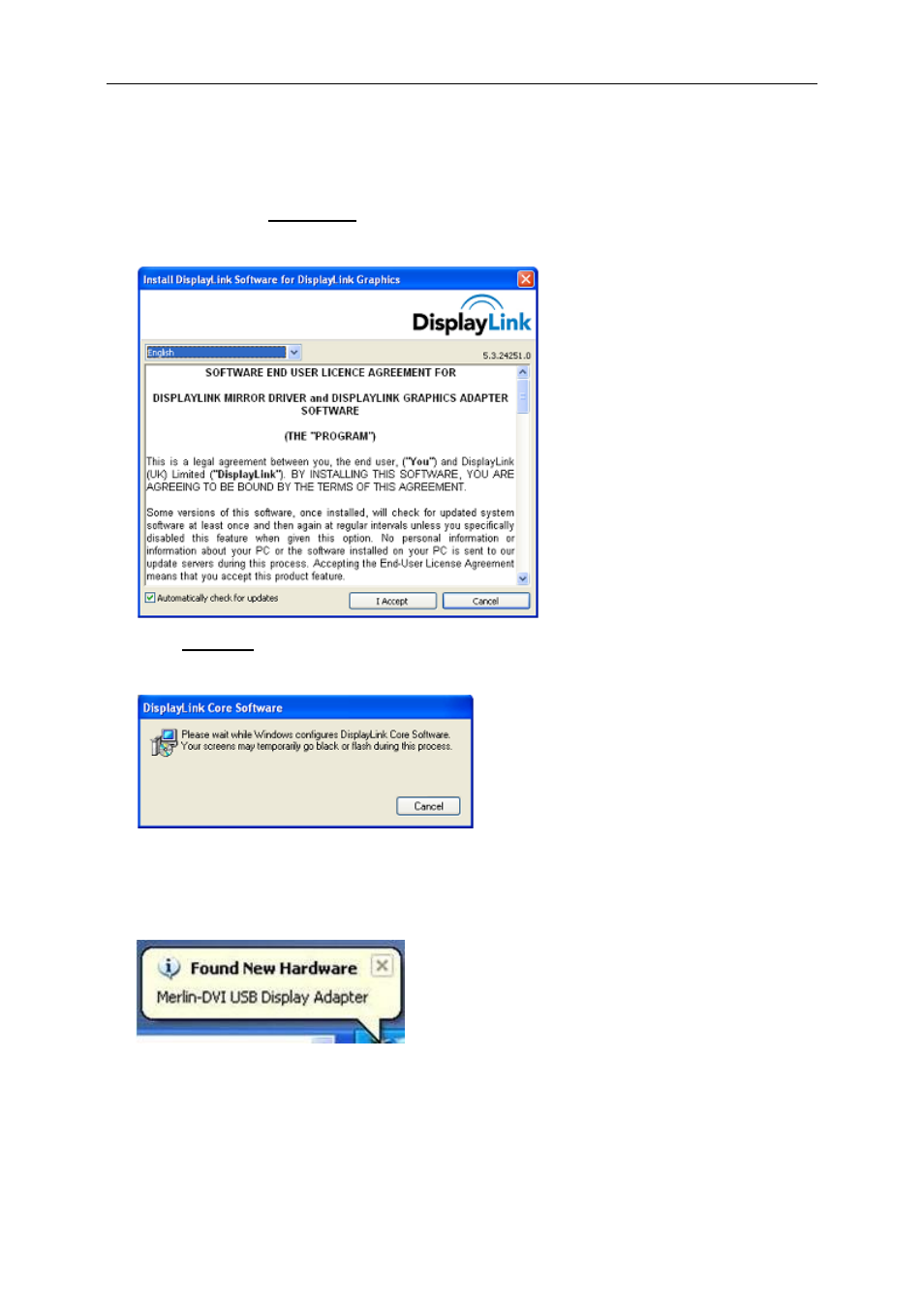 For microsoft® windows® xp | AOC e1659Fwu User Manual | Page 16 / 31