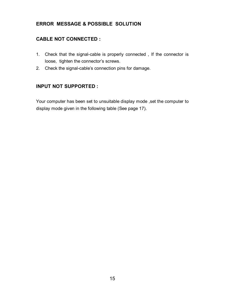 AOC 712S User Manual | Page 16 / 20