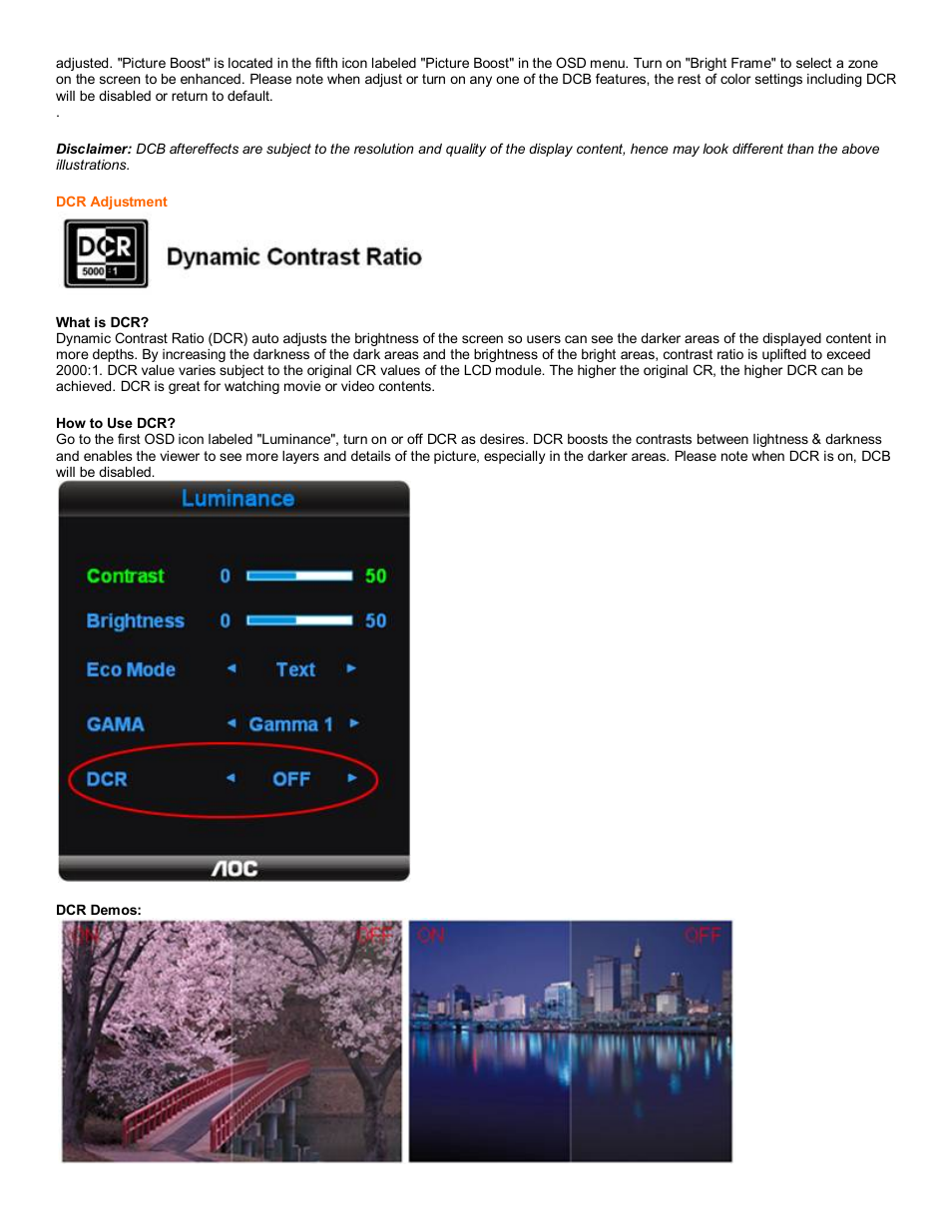 AOC 717Vwx User Manual | Page 11 / 22