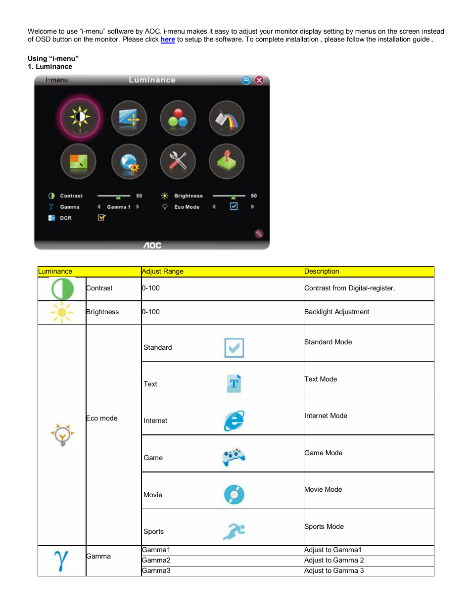 AOC 717Vwx User Manual | Page 14 / 22