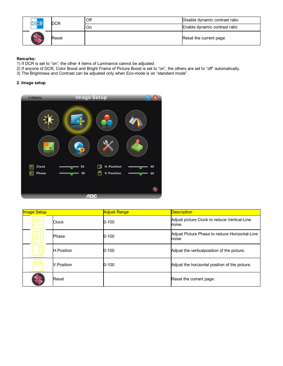 AOC 731Fw User Manual | Page 15 / 22