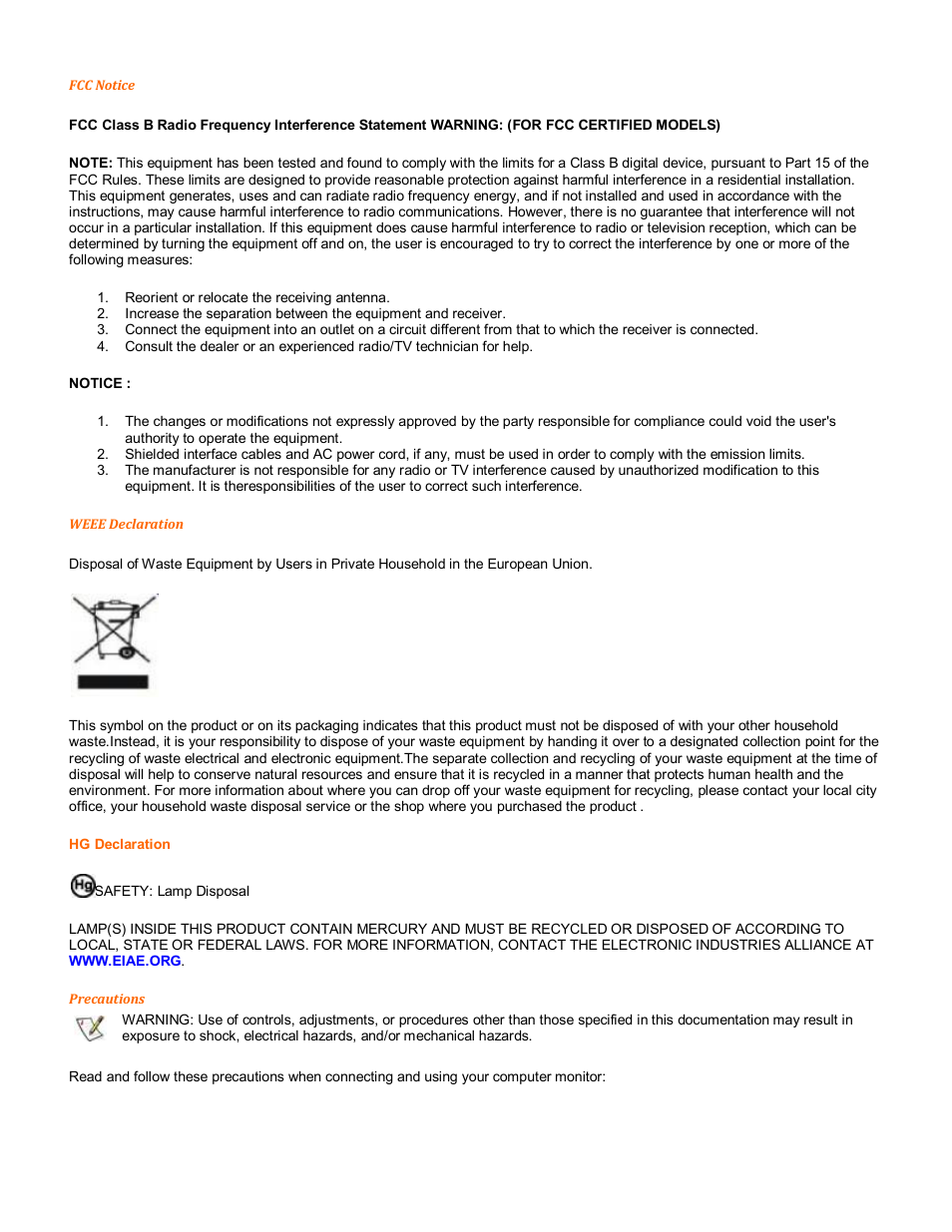 AOC 731Fw User Manual | Page 2 / 22