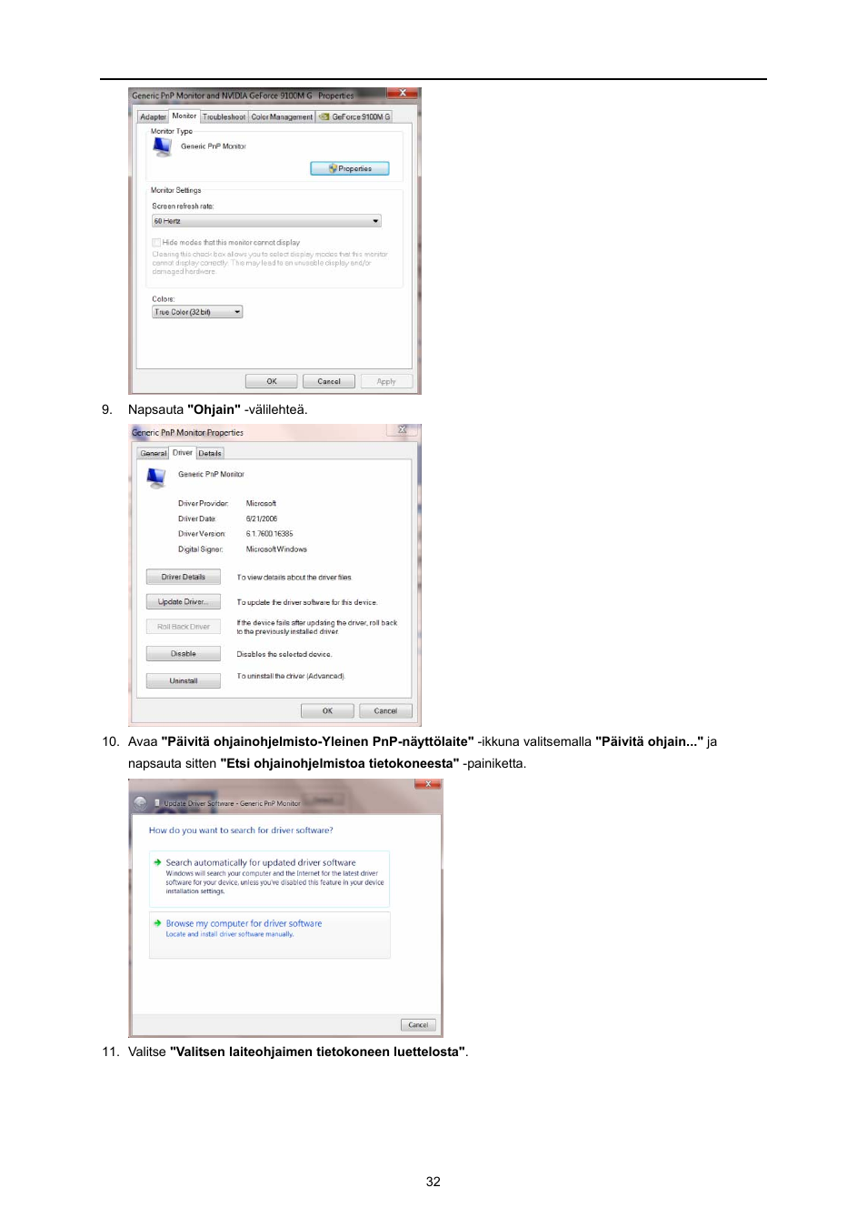 AOC E719SD User Manual | Page 32 / 60