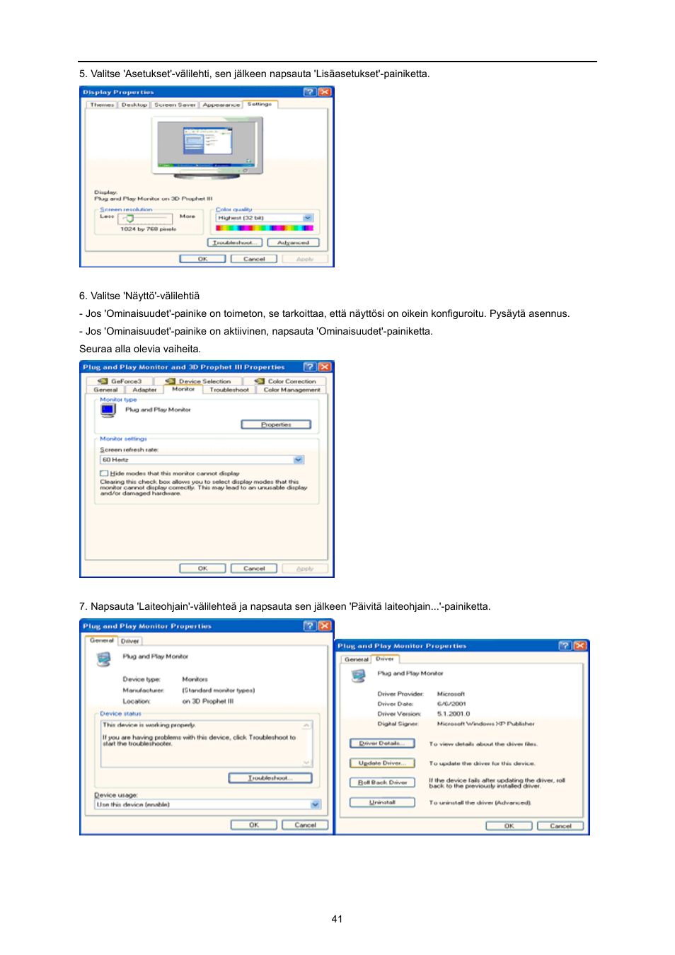 AOC E719SD User Manual | Page 41 / 60