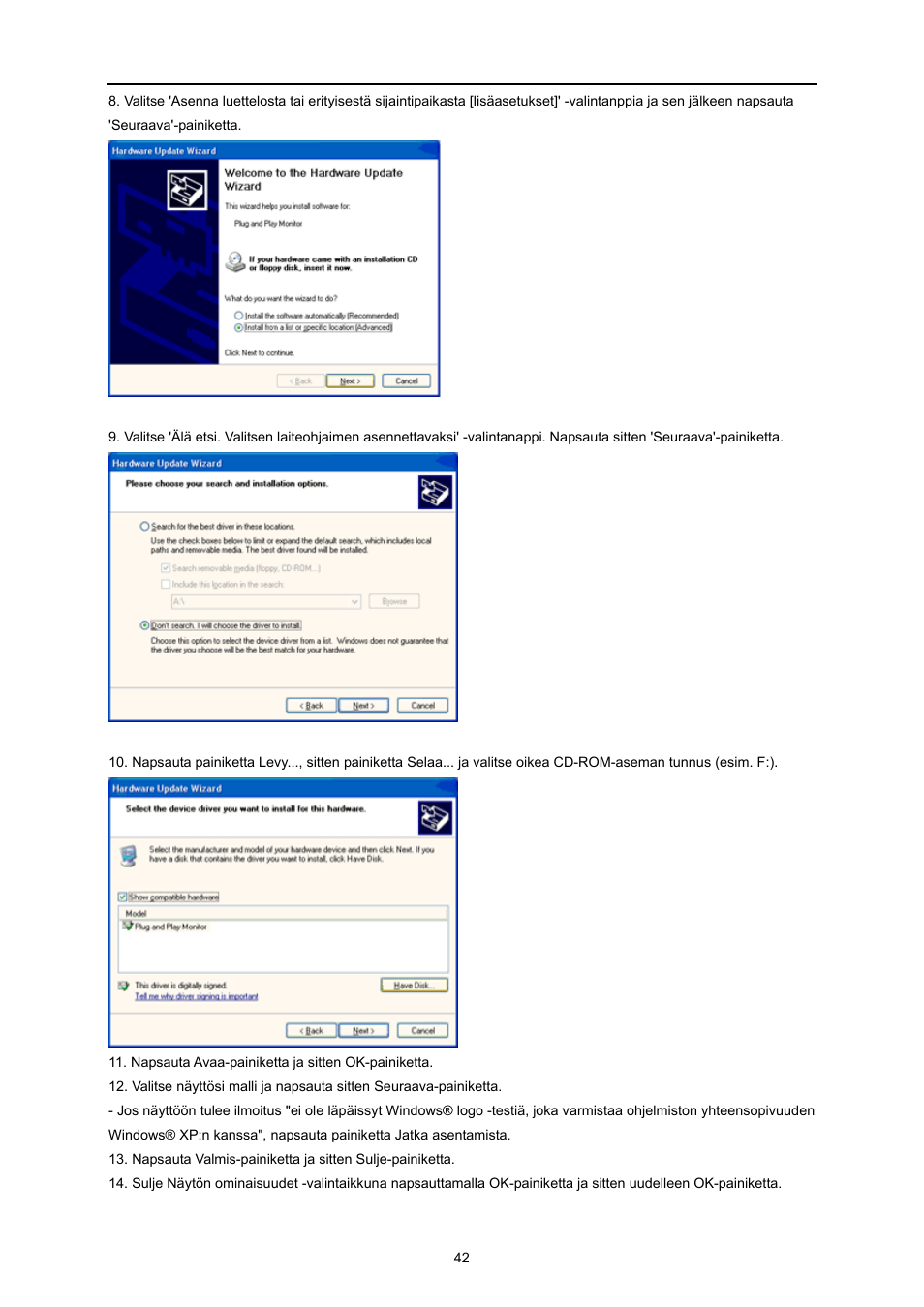 AOC E719SD User Manual | Page 42 / 60