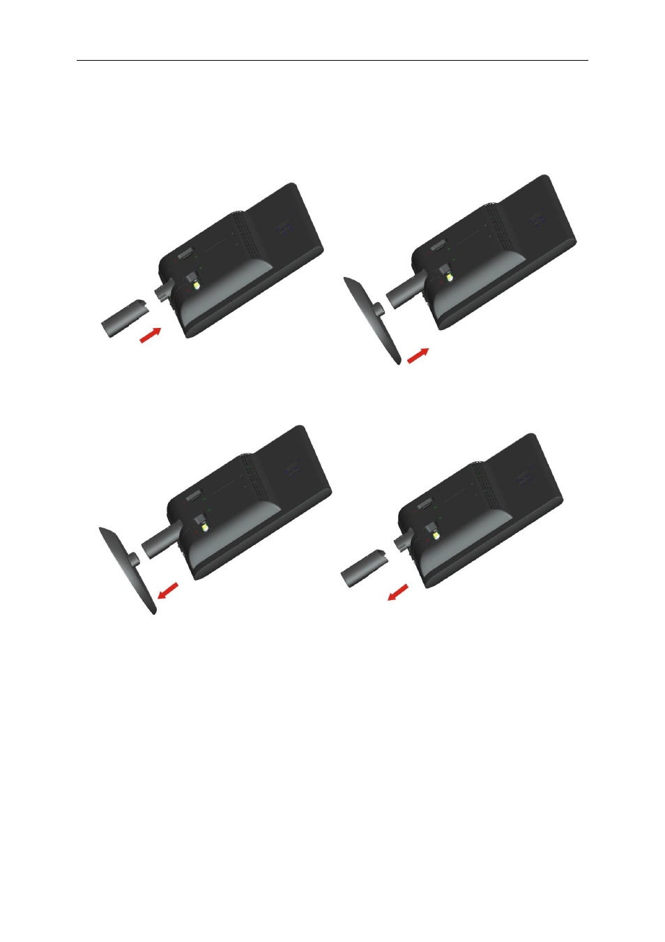 Setup stand & base | AOC e950Sw User Manual | Page 10 / 61