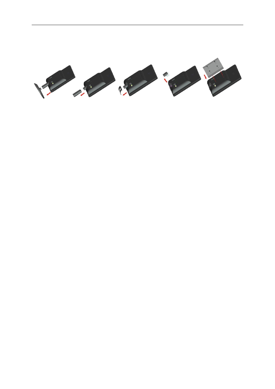 Wall mounting | AOC e950Sw User Manual | Page 13 / 61