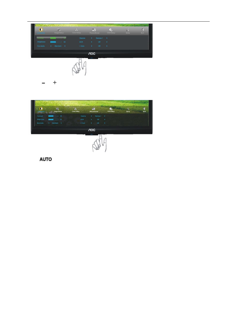 AOC e950Sw User Manual | Page 21 / 61