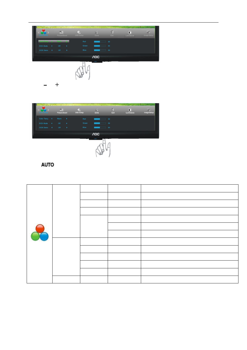 AOC e950Sw User Manual | Page 26 / 61