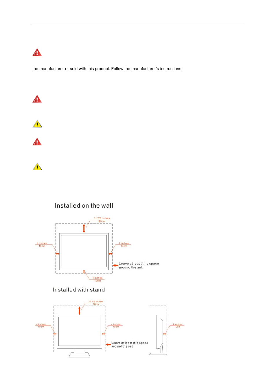 Installation | AOC e950Sw User Manual | Page 6 / 61