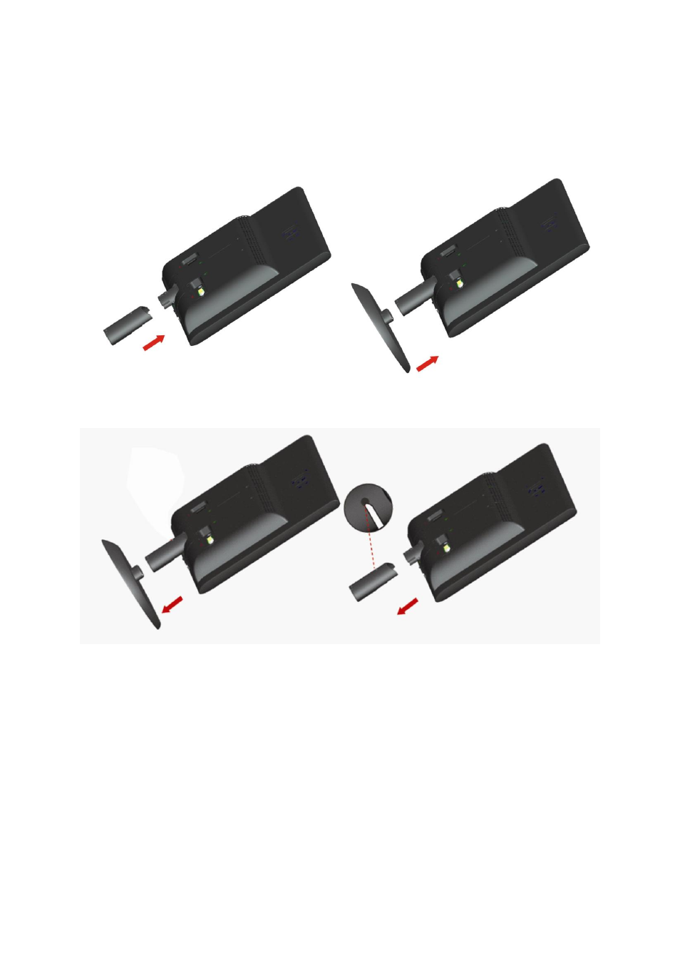 Setup stand & base | AOC e950Swn User Manual | Page 10 / 61