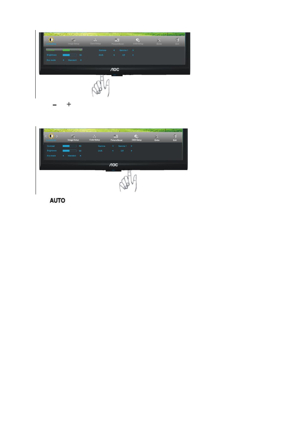 AOC e950Swn User Manual | Page 21 / 61