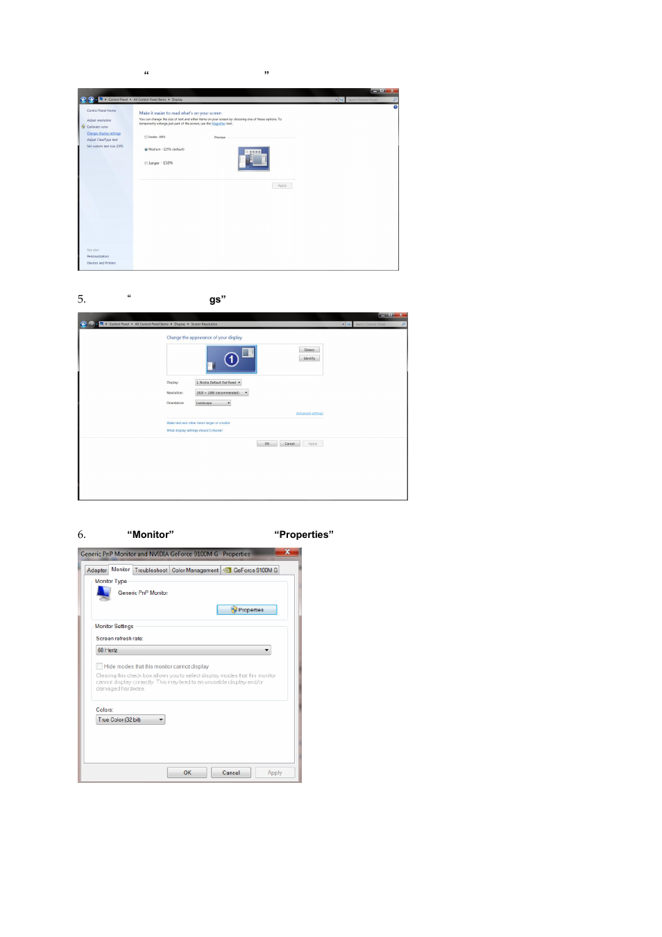 AOC e950Swn User Manual | Page 37 / 61