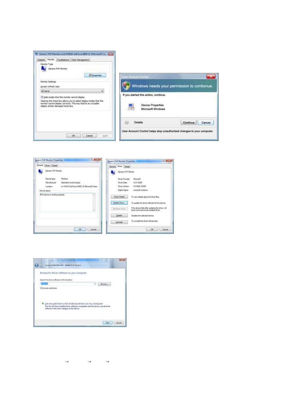 AOC e950Swn User Manual | Page 41 / 61