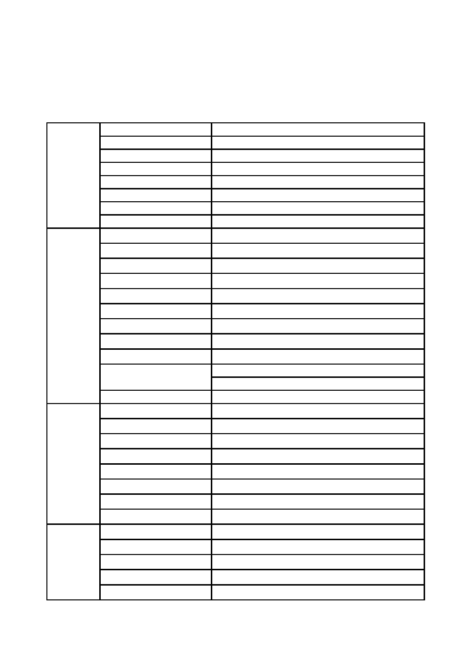 Specification, General specification | AOC e950Swn User Manual | Page 51 / 61