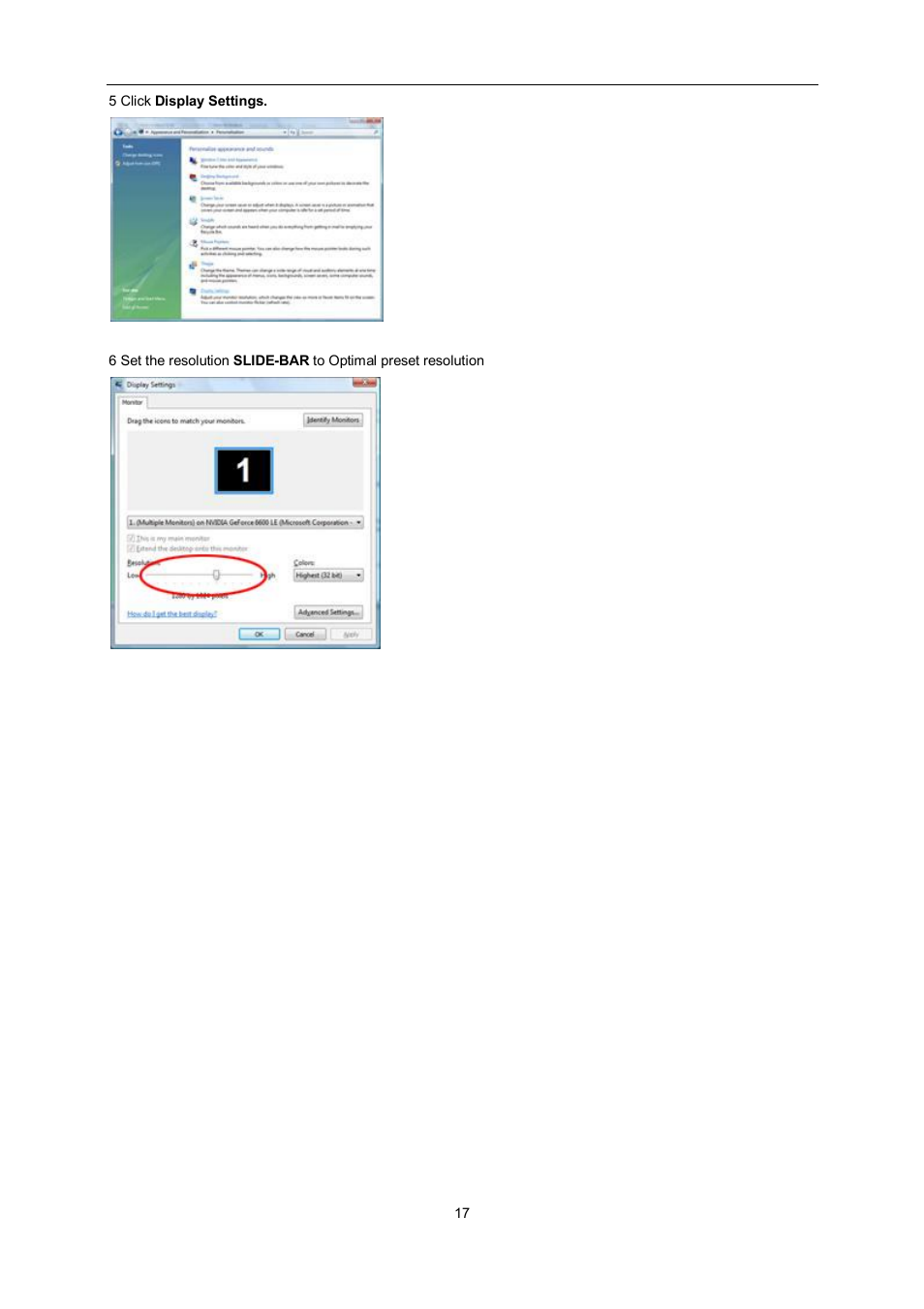 AOC e960Srda User Manual | Page 17 / 69